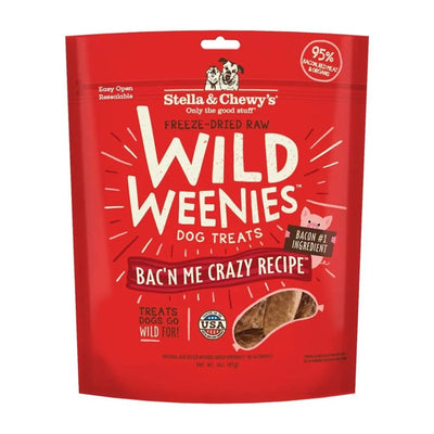 Stella & Chewy’s Freeze Dried Wild Weenies Bacon Dog Treats (3oz)