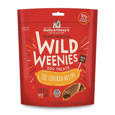 Stella & Chewy’s Freeze Dried Wild Weenies Chicken Dog Treats (3.25oz)