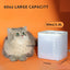 Wireless Cat Water Fountain 65oz 1.85L Ultra Quiet 25dB Detachable Pump Filters