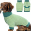 XL–5XL Dog Sweater with Harness Hole – Warm Stretch Turtleneck Winter Outfit