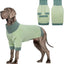 XL–5XL Dog Sweater with Harness Hole – Warm Stretch Turtleneck Winter Outfit