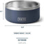 YETI Boomer 4 Dog Bowl | Stainless Steel, Non-Slip, 32 oz