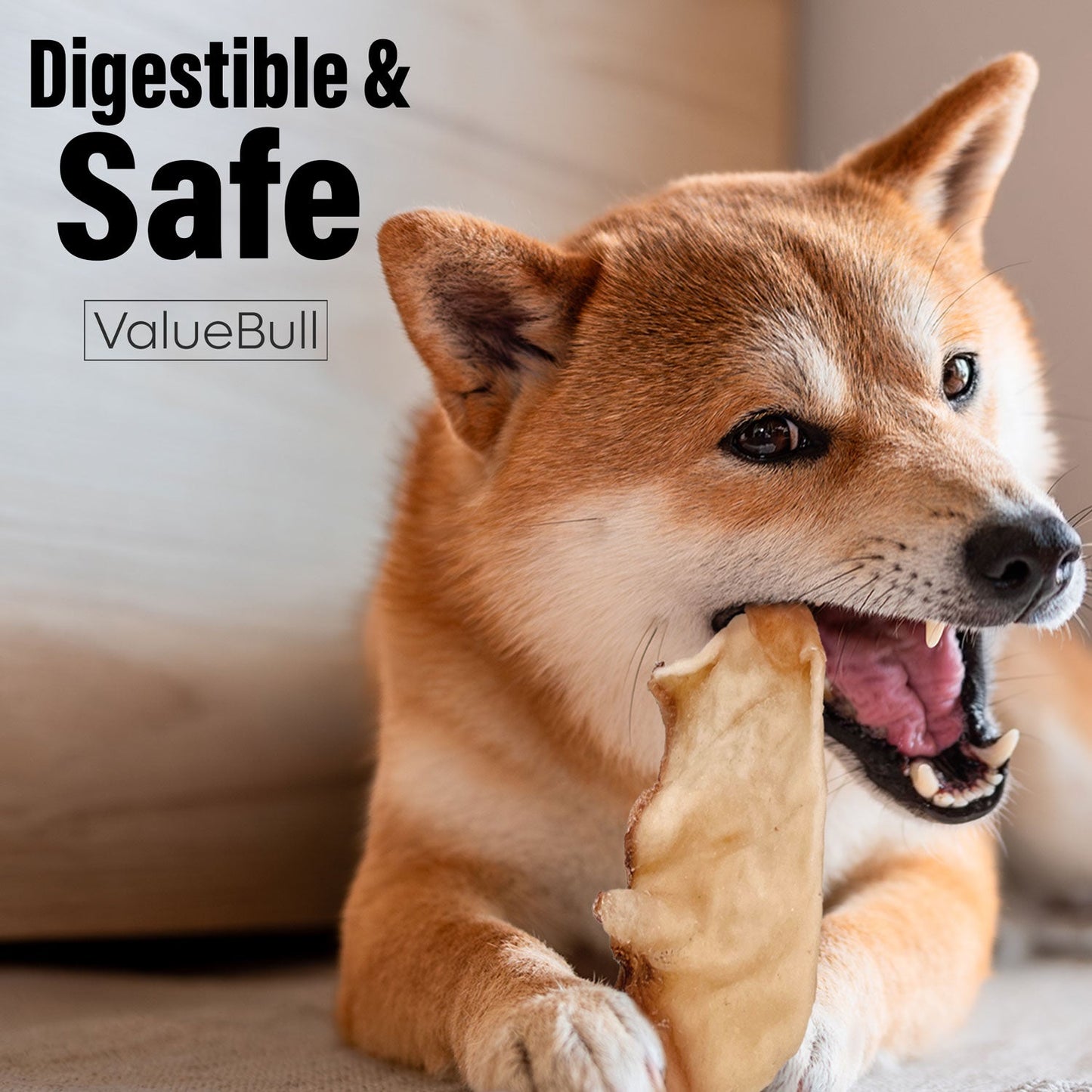 ValueBull USA Collagen Chips Dog Chews, Natural Long-Lasting Dog Treats, 1 Pound