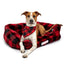 Mink Relaxer Bed - Red & Black