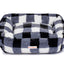 Faux Mink Dog Bed – Black & White