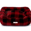 Mink Relaxer Bed - Red & Black