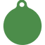 Lime Argyle HD Dog ID Tag
