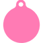 Pink Argyle HD Dog ID Tag