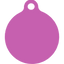 Purple Argyle HD Dog ID Tag
