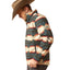Ariat Mens Western Print Logo Softshell Jacket – Water-Resistant Stretch Lightweight Jacket