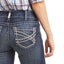 Ariat R.E.A.L. Mid Rise Boot Cut Jeans, Entwined Stitch