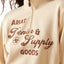 Ariat Women's "Denim & Supply" 1/2 Zip Sweatshirt – Midweight Fleece Casual Pullover