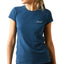 Ariat Women's Logo Script T-Shirt, Deep Petroleum
