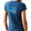 Ariat Women's Logo Script T-Shirt, Deep Petroleum