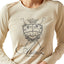 Ariat Women's Ritzy Logo Long Sleeve Tee – Organic Cotton, Stretch, Equestrian Style