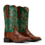 Ariat Women's Round Up Wide Square Toe StretchFit Western Boot