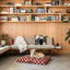 Red Checker | Dog Bed with Cover
