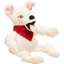 HuggleCause™, Living Free Animal Sanctuary, Little Tyke (L.T.) Knottie® Plush Dog Toy, Small