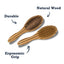 Country Living Dual-Sided Natural Wood Dog Brush