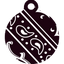 Bandana Black HD Dog ID Tag