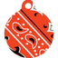 Bandana Red HD Dog ID Tag