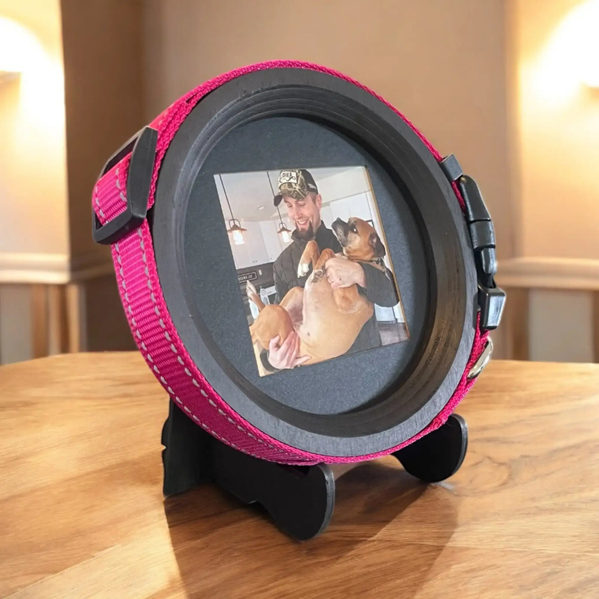 Medium Dog Collar Frame and Stand Bundle | " The Beagle" Wood