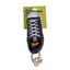 Black Squeaky Plush Sneaker Dog Toy with Rope & Treat Compartment
