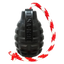 USA-K9 Magnum Grenade - Black Magnum Rubber Chew Toy for Extreme Chewers | USA Made