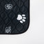 Black & White Slip Resistant Paw Print Pad/Mat, 2 Pack