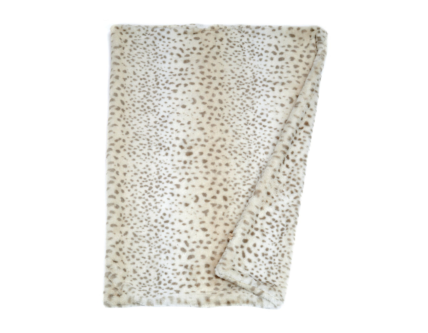 Cheetah Faux Fur Pet Blanket