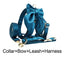 Blue Green Satin Set