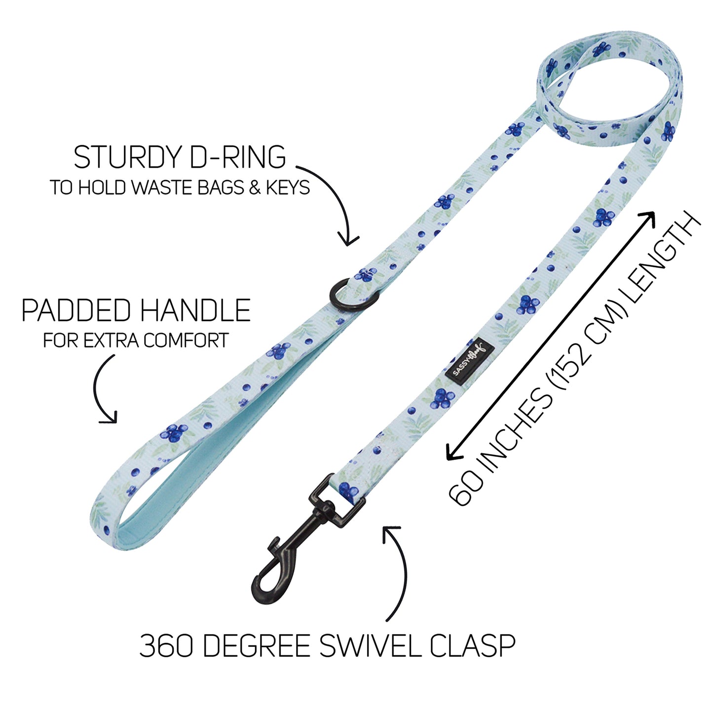 Dog Leash - Berry Sassy