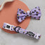 Taro Boba Dog Collar & Bowtie