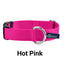 5/8″ and 1″ Hot Pink Nylon Dog Collar