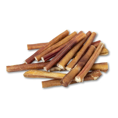6" Thick Beef Bully Sticks for Dogs, 25-Pack