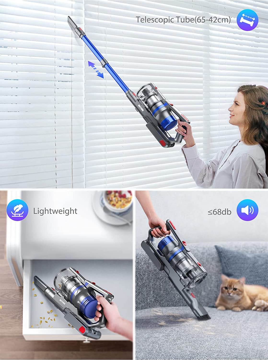 Buture JR500 Cordless Vacuum Cleaner