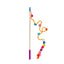 Wooly Wand Cat Toy - Flower