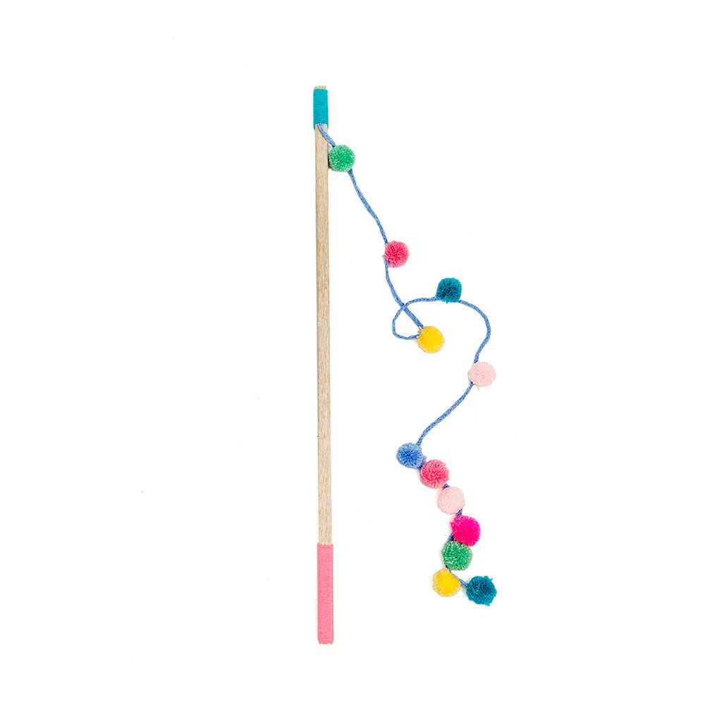 Wooly Wand Interactive Cat Toy- Assorted Dozen