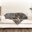 PupProtector™ Summer Short Fur Waterproof Throw Blanket - Charcoal Grey