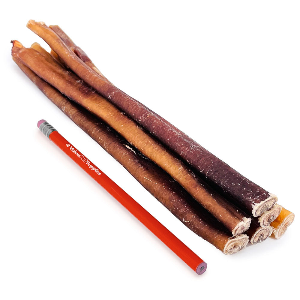 ValueBull USA Bully Sticks for Dogs, Thick 12 Inch, 25 Count