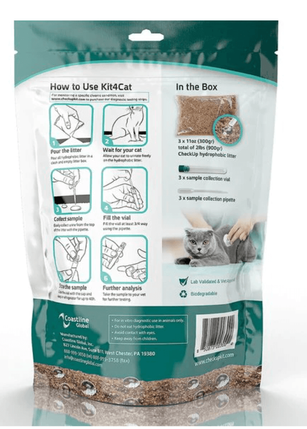 UTI BioScreen & Culture for Cats - At-Home Cat Urine Test | Kedi Labs
