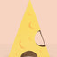 Monster Cheese Wedge Cardboard Cat House