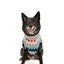 Gray Chevron Dog Sweater