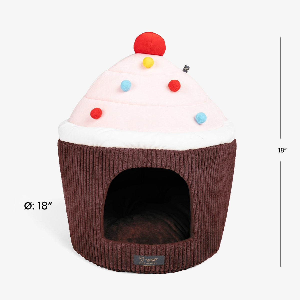 Chocolate Cupcake Dog & Cat Fun Bed Prive Collection