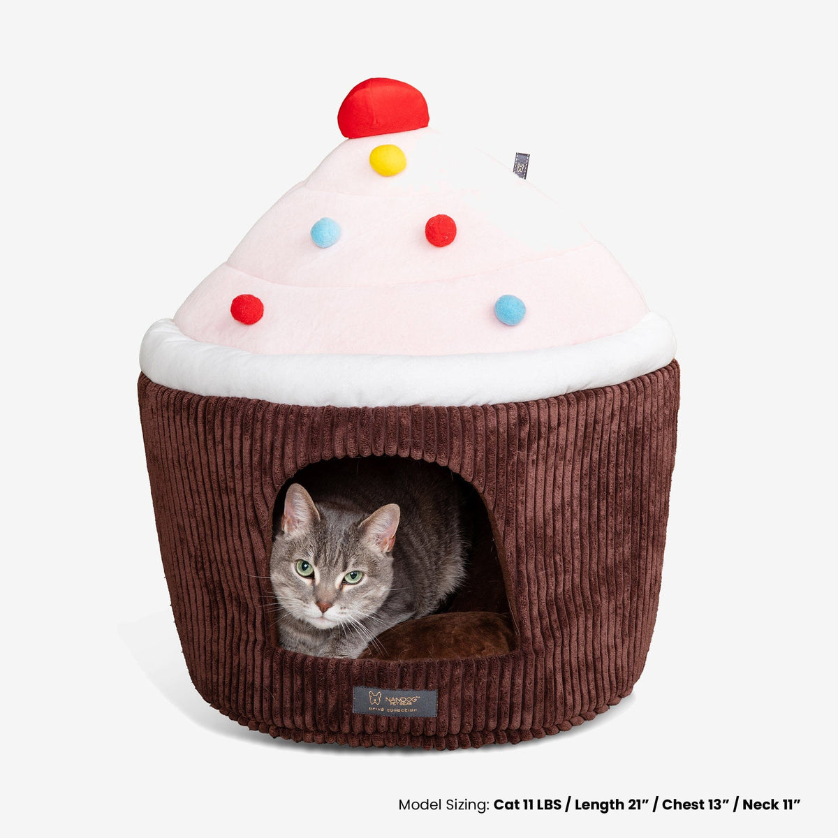 Chocolate Cupcake Dog & Cat Fun Bed Prive Collection