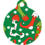 Christmas Stockings HD Dog ID Tag