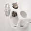 Cat Climbing Wall Shelves White