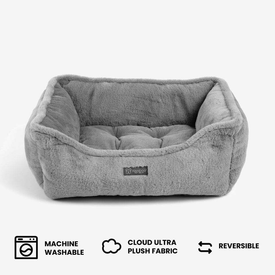 The Super Cloud Bed in Pearl River Grey