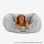 The Super Cloud Bed in Pearl River Grey