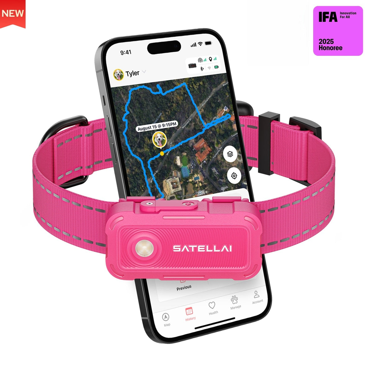 SATELLAI Collar Go GPS Dog Tracker